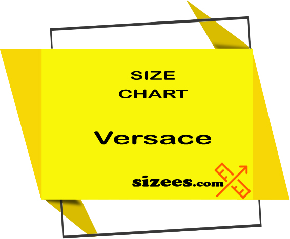 chatten Rationeel eten Versace size chart - men's and women's - Sizees